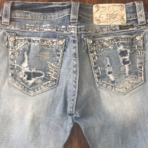 Miss Me Denim - Miss Me 27x32 Straight Cut Jeans